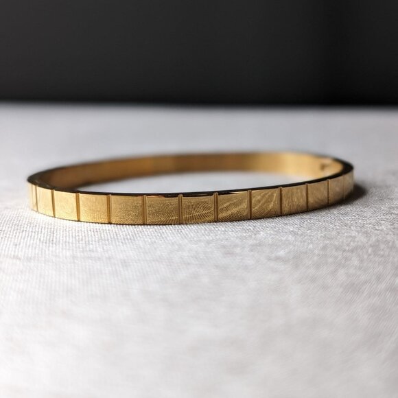 Waterproof Gold Jewelry Tarnish Free 18k Gold PVD Plated - Meivim Dia Bracelet - Picture 5 of 8